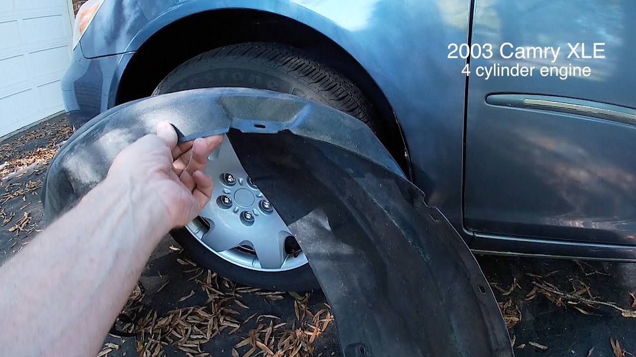 2003 Camry - Replace Inner Fender Liner