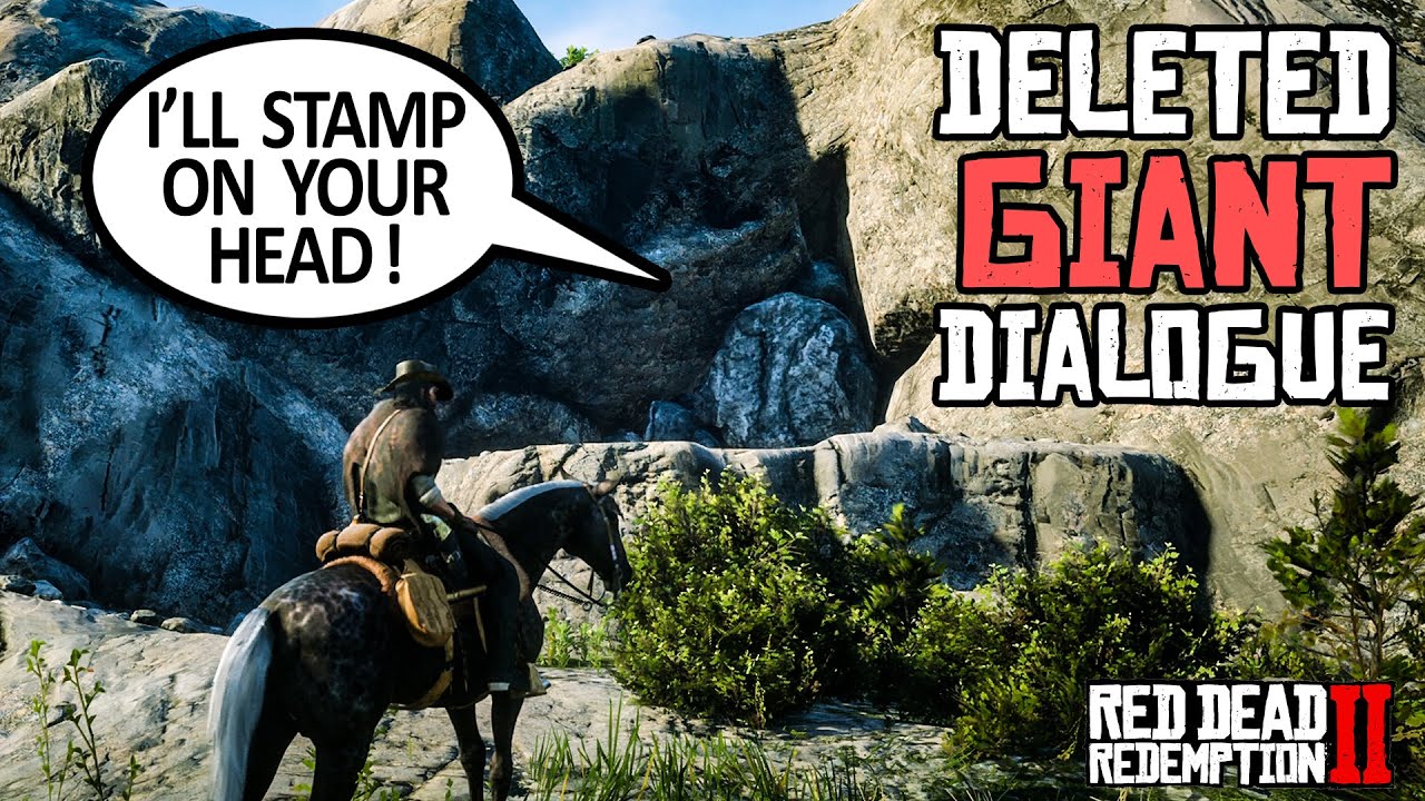 Deleted Giant Dialogue Found & Explained (Red Dead Redemption 2)