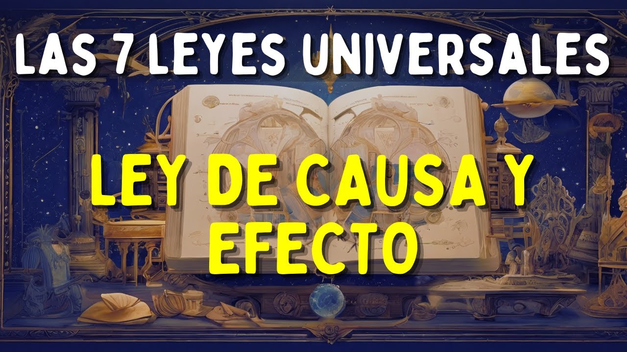 ✨Principio de Causa y Efecto | LAS 7 LEYES UNIVERSALES 💫 Ley de Causa y Efecto [4/8]