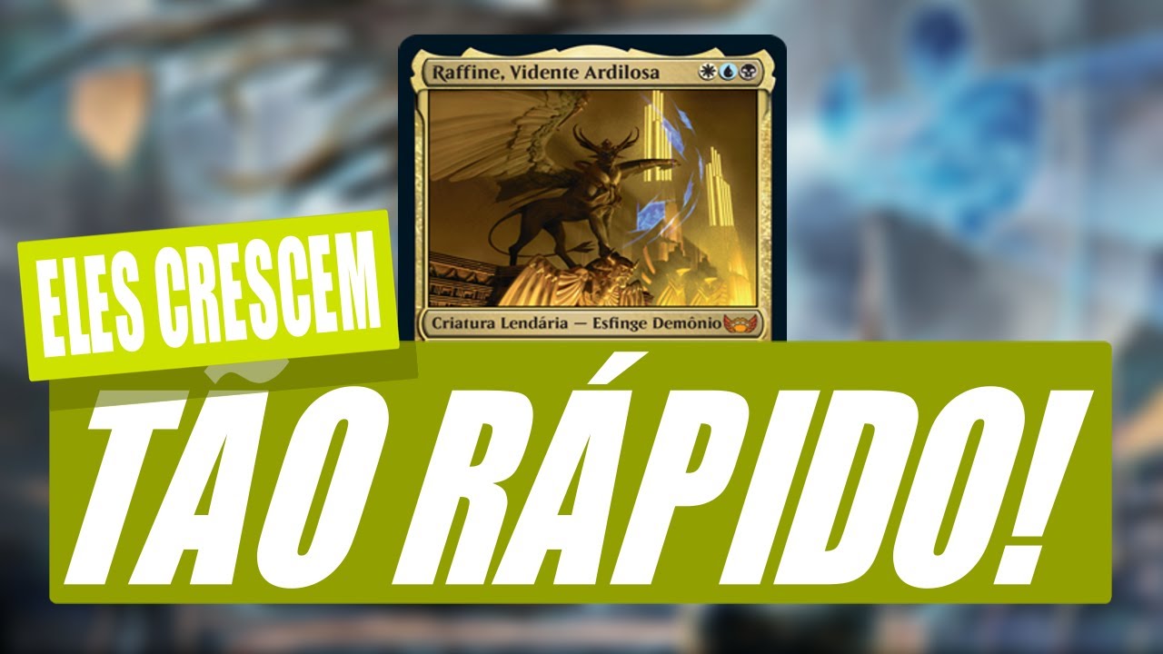 | ELES CRESCEM TÃO RÁPIDO! | Commander Budget | Raffine, Vidente Ardilosa | EDH | MTG | 009|