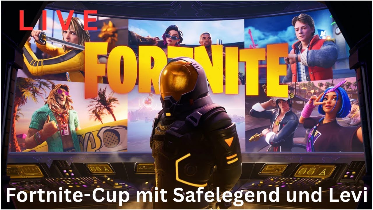 Fortnite-Cup mit Safelegend und Levi