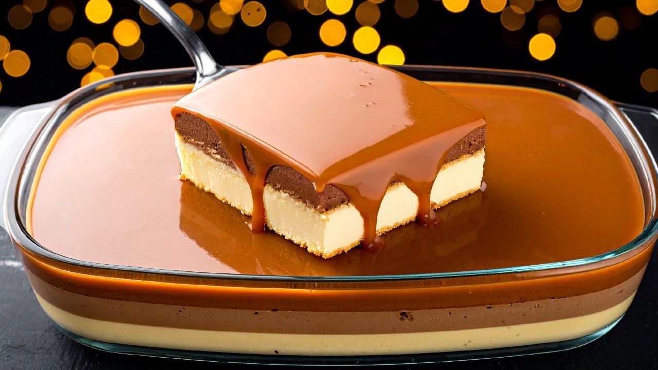 I would eat this 3 times a day! No-bake cake recipe in 5 minutes!
