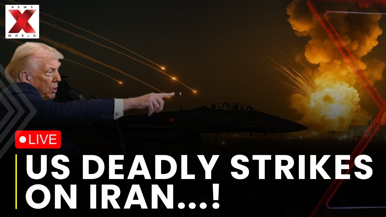 US Airstrikes Iran LIVE: Trump Administration Sends Naval Force to Iran | US Vs Iran | Trump Vs Iran