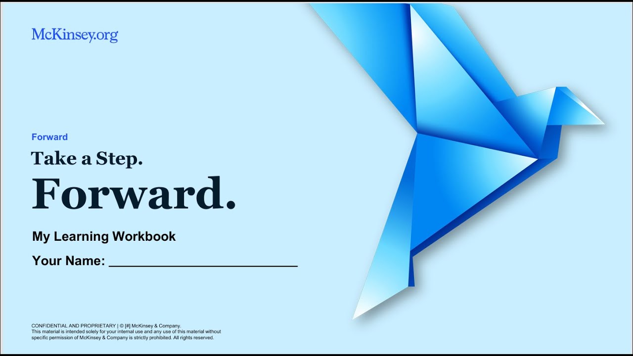 McKinsey Academy || McKinsey Forward Program || McKinsey.Org Forward Program || @McKinsey