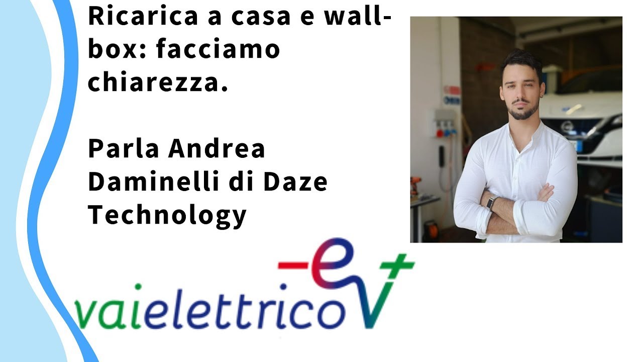 Ricarica a casa e wall box: facciamo chiarezza. Intervista con Andrea Daminelli di DAZE Technology