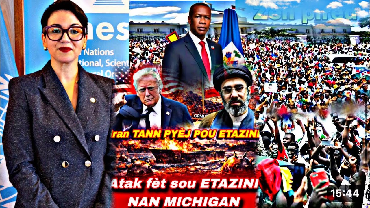 Irann Tann pyèj pou ETAZINI…Atak fèt nan MICHIGAN…Pòt Avyon Ameriken pran dife…Guy Philippe Frape…Mm