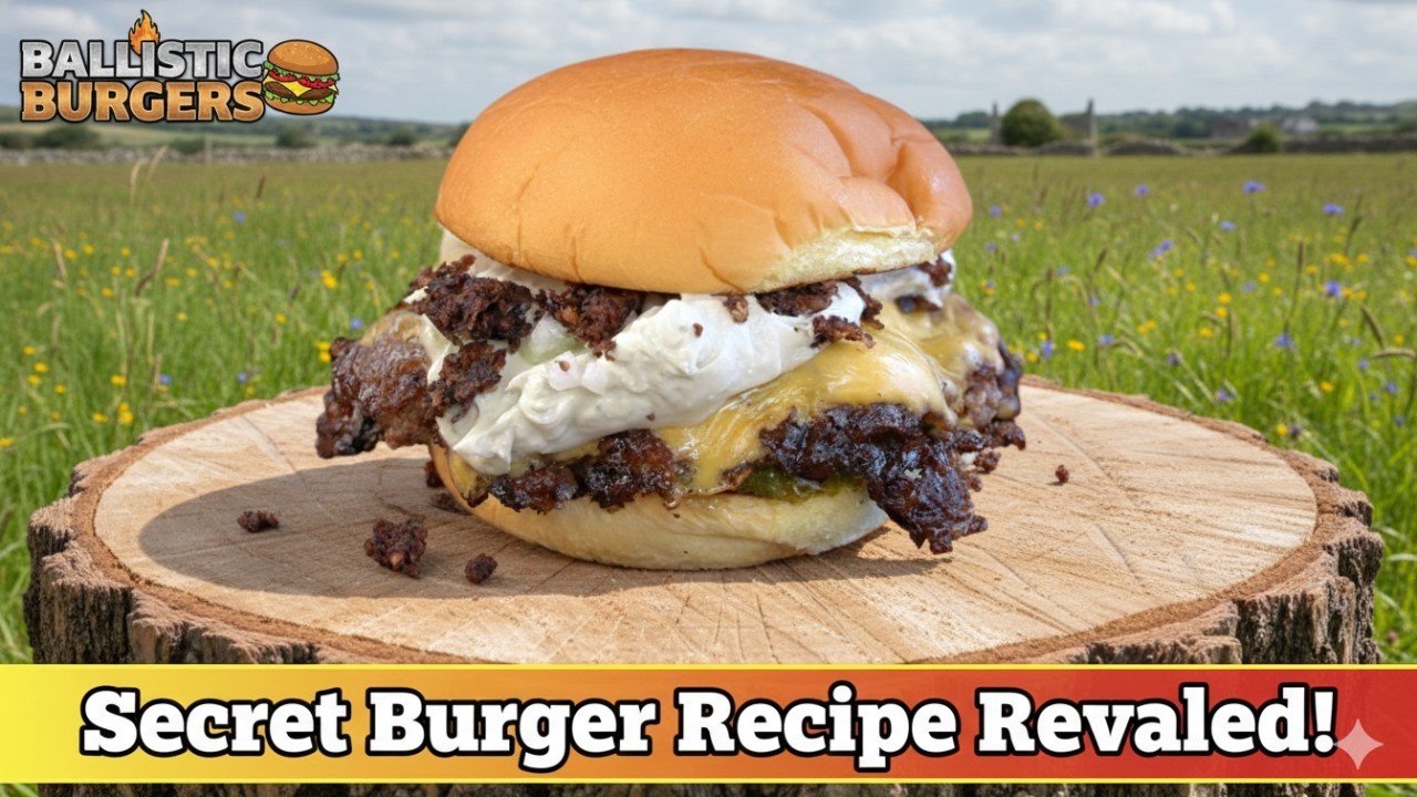 World Class Burger!  Irish Whiskey, Espresso BBQ Sauce!  Bleu Cheese Whip? Amazing Recipe!