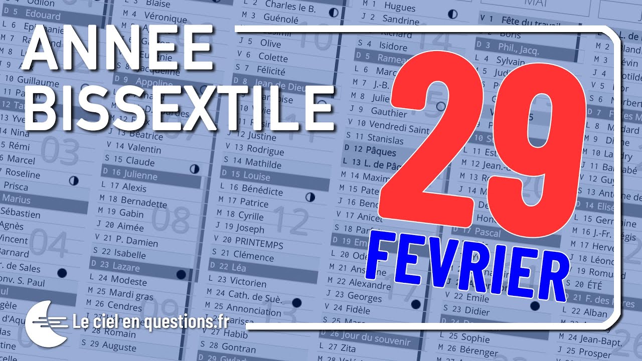 ⭐ ANNÉE BISSEXTILE : POURQUOI AJOUTONS-NOUS UN 29 FÉVRIER ?