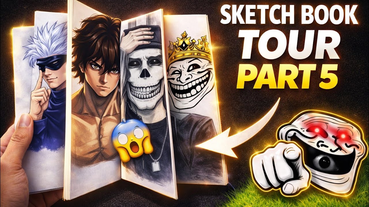 🥰My SKETCHBOOK part 5😍|| laugh at my drawing 😊😘