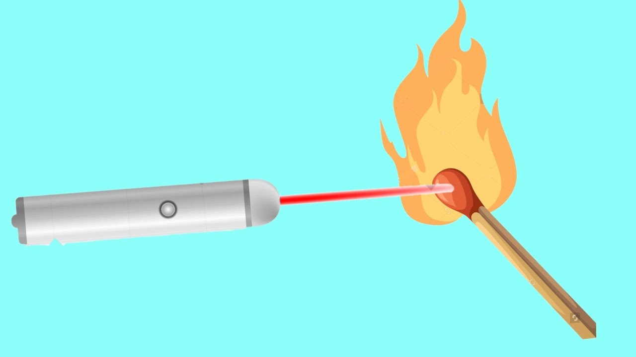 YAKAN LAZER - NORMAL LAZERİ YAKAN LAZERE ÇEVİRMEYE ÇALIŞTIK - Laser Pointer To Burning Laser Pointer