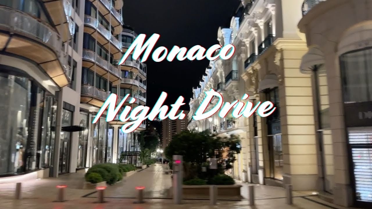 Monaco drive Night ✨ 4K 