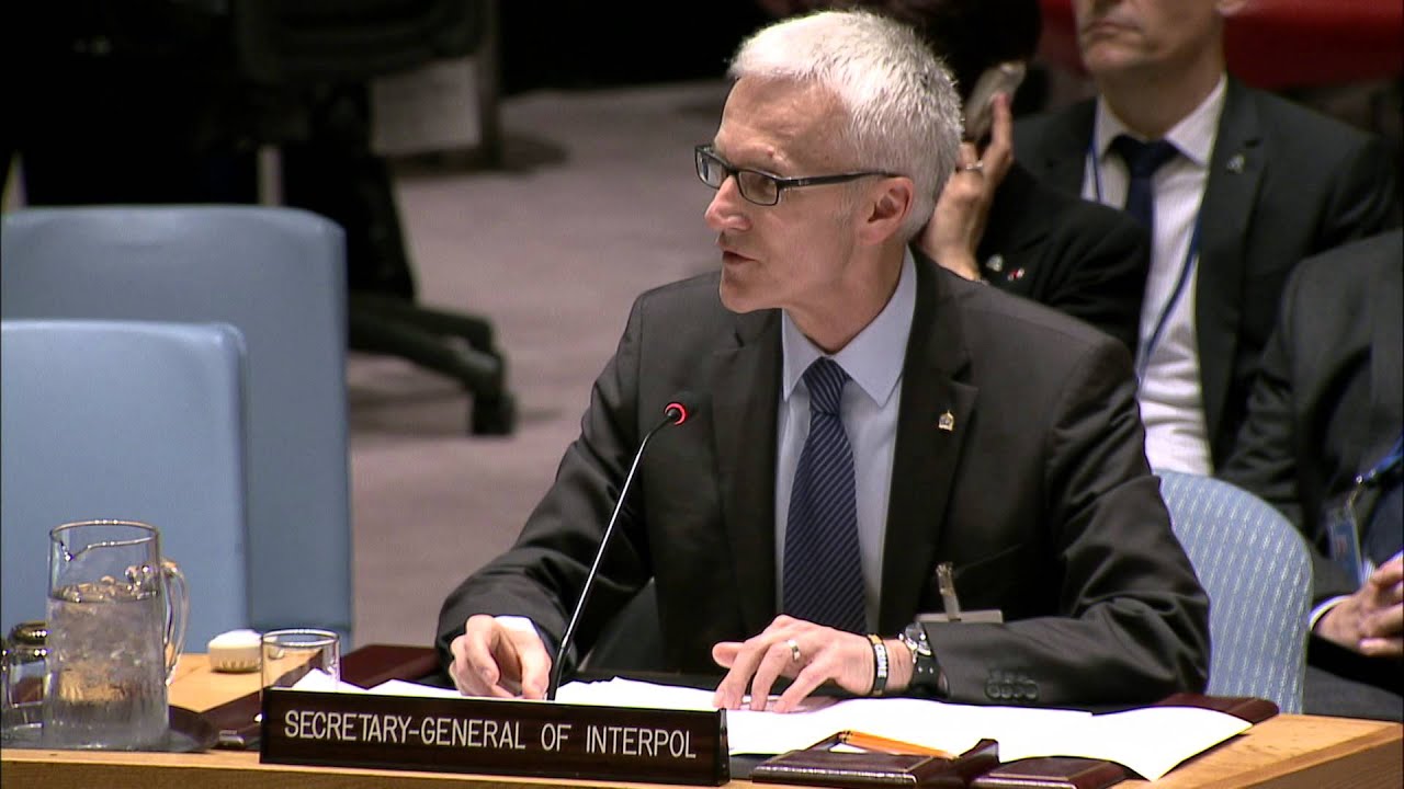 UN Security Council briefing on sanctions by J&uuml;rgen Stock, INTERPOL Secretary General