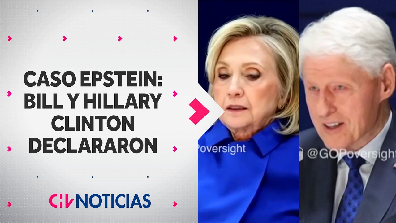 Los Clinton declaran por caso Epstein: Bill Clinton abordó vínculo con el delincuente sexual