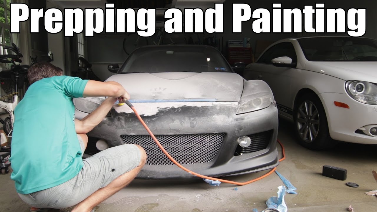 Prepping and Painting the Mazda RX8 M1 Bumper (Part 2)