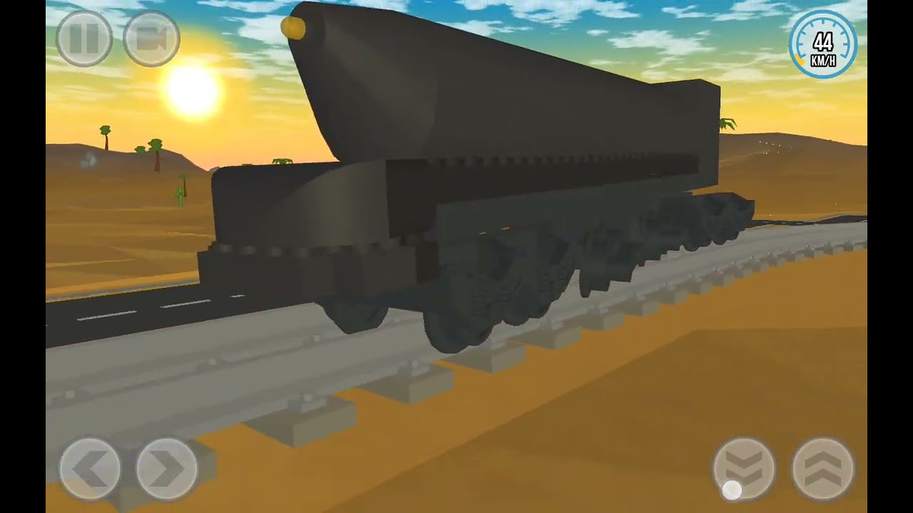 Showing my T1 train in Draw Bricks