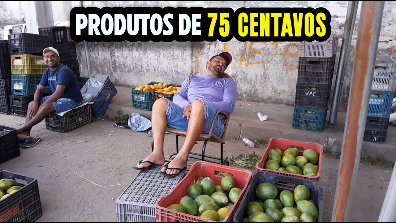 PRODUTOS DE 75 CENTAVOS NO CEASA DE JOAO PESSOA PARAIBA