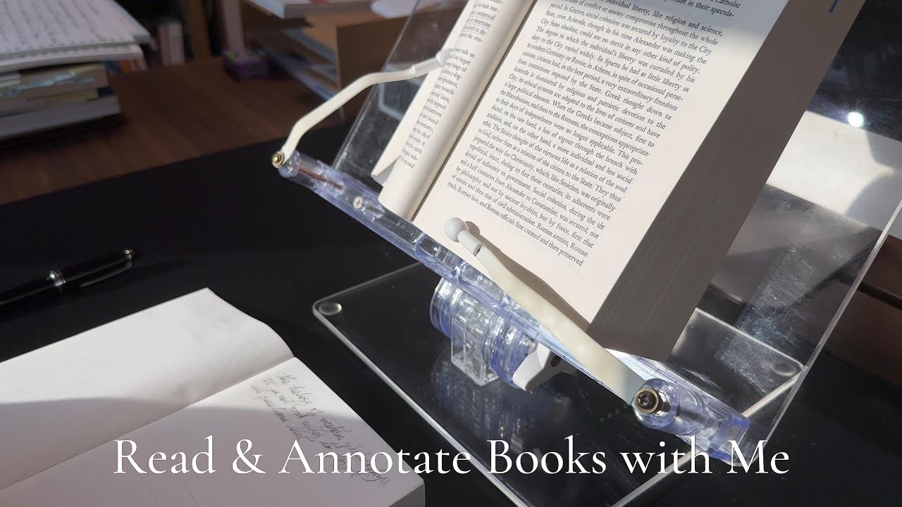 Read and annotate with me for 2 hours (real time/real sound)