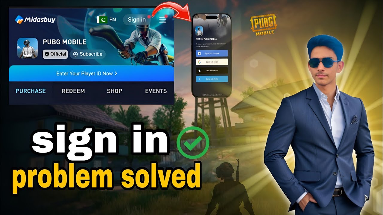 Midasbuy Sign In Problem Solved ✅ | Fix Midasbuy Login Error in PUBG Mobile 2025 | 100% Working 