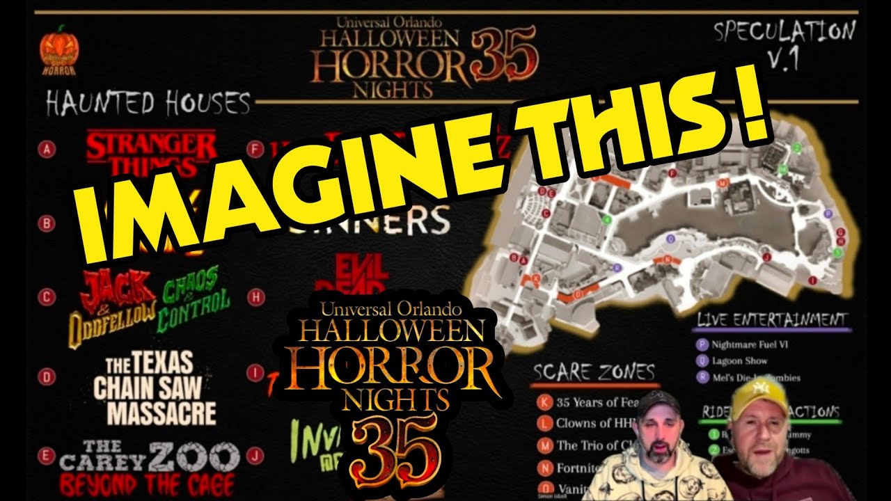 HHN35 Hallowed Out Horror Map V1 &ndash; Our HONEST Reactions!