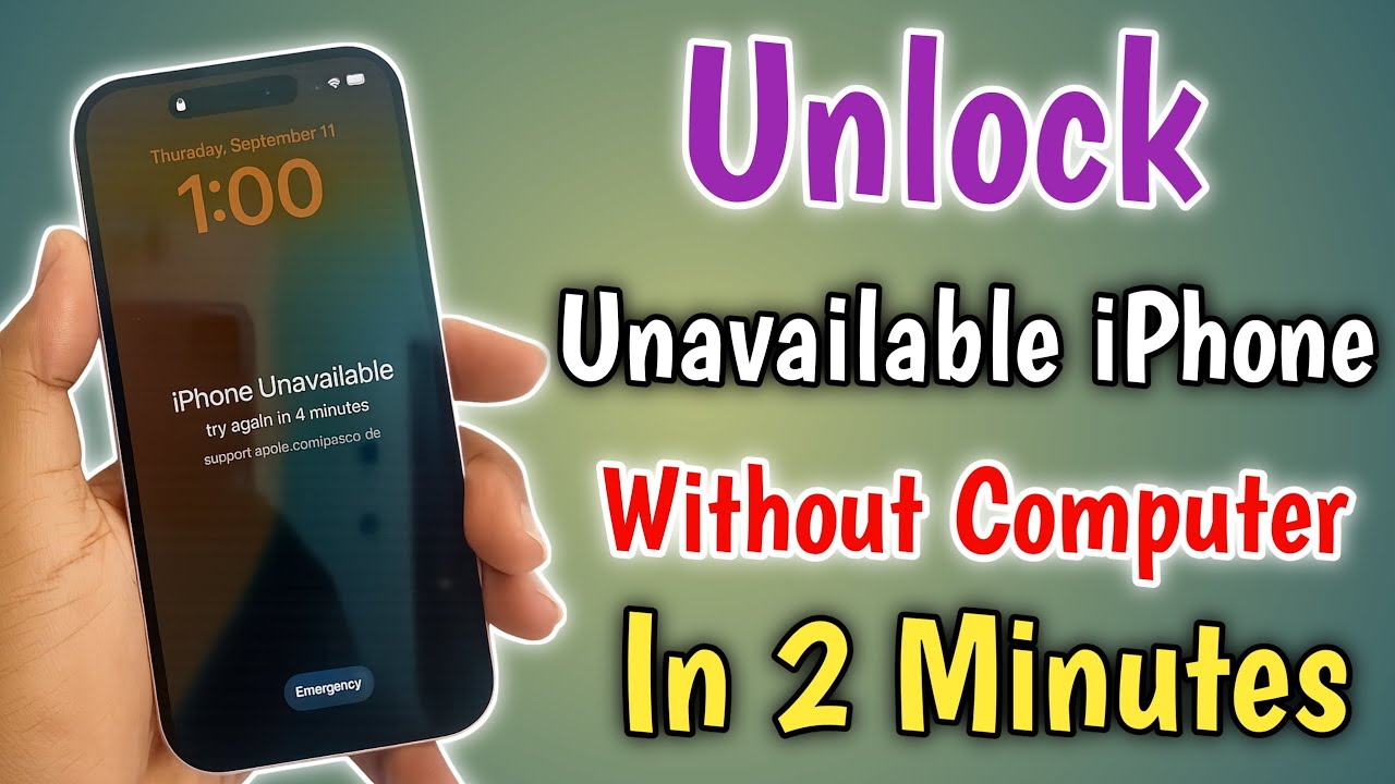 iPhone Unavailable? Here&rsquo;s the Easiest Way to Unlock It (No Apple ID Needed!)