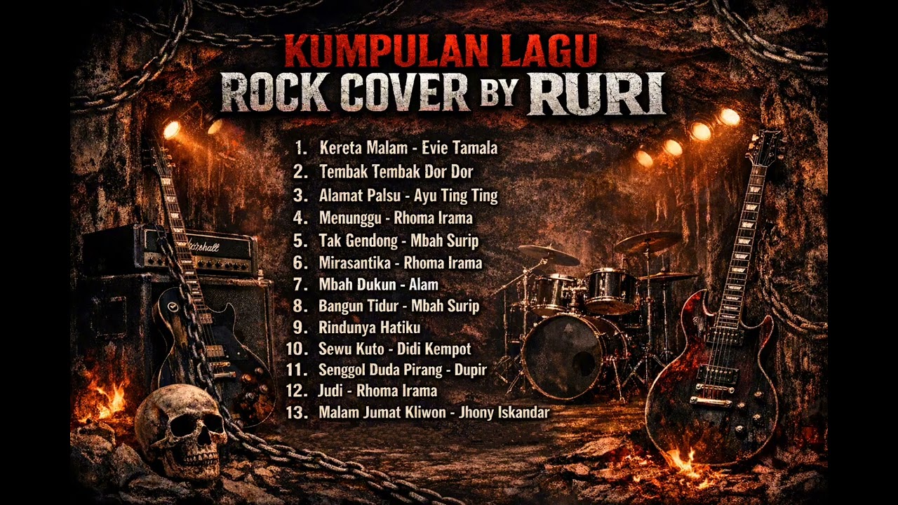 FULL ALBUM ROCK | Lagu Keras Temani Hari Ini | Cover By Ruri