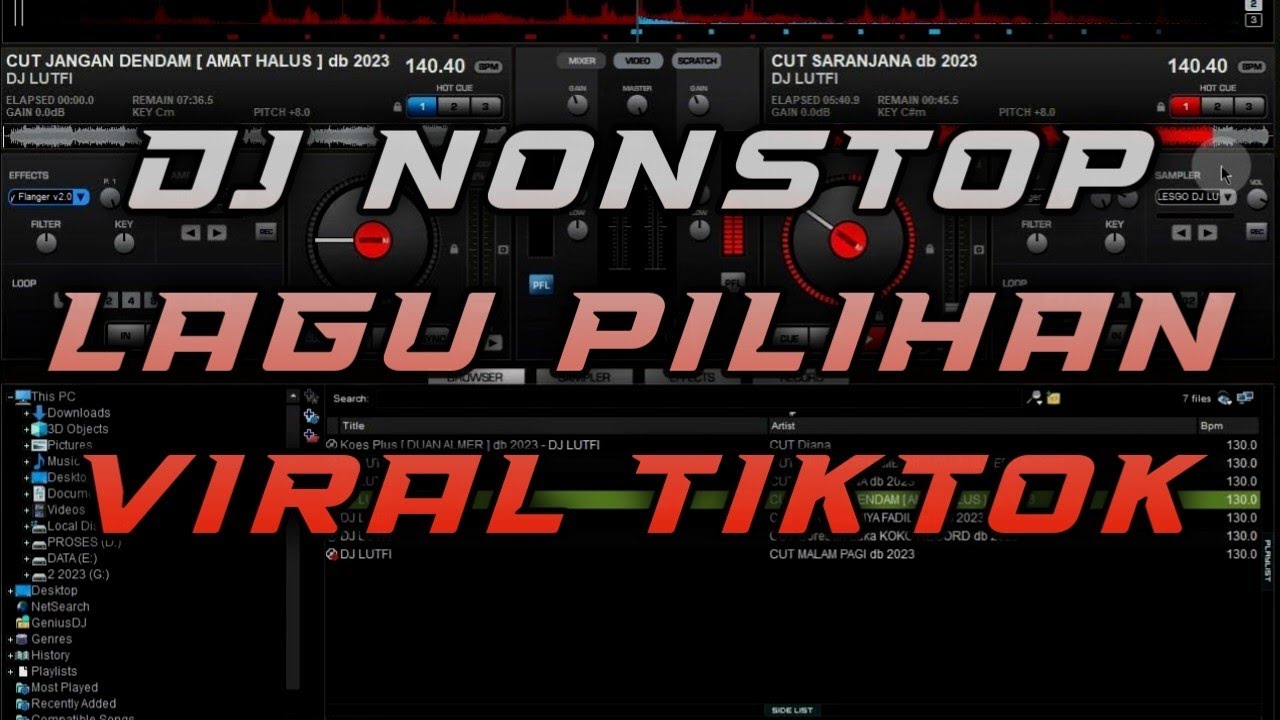 DJ NONSTOP LAGU VIRAL TIK TOK PILIHAN FULL ALBUM MALAM PAGI x SARANJANA MIX TERBARU