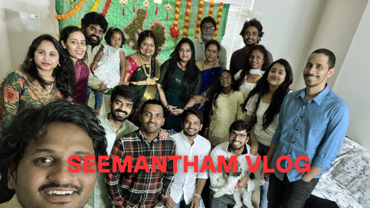 seemantham full vlog|Blessed moments before welcoming our little one|full of Traditions|viral