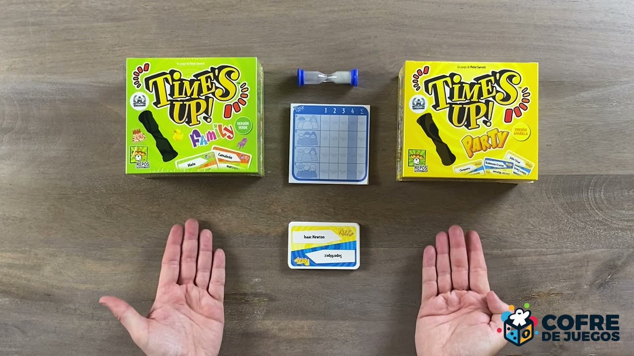 Aprendiendo a jugar a... Time's Up Party & Time's Up Family