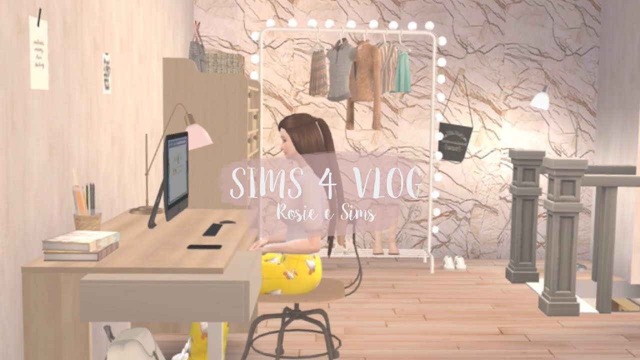 SIMS4 Vlog: My Online Class Routine