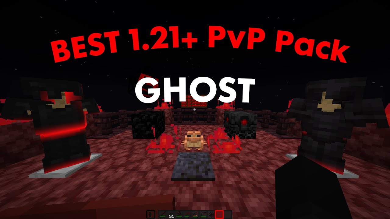 Ghost Red 1.21+ PvP Texture Pack