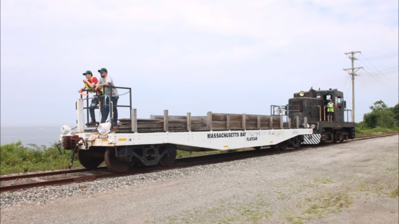 Old Colony & Newport Railway flatcar move - Newport Seconday Rail Line - 7/7/2024