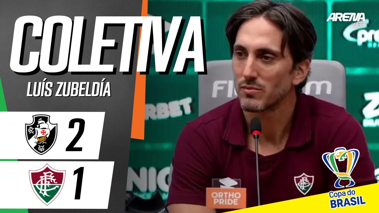 COLETIVA LUIS ZUBELD&Iacute;A | AO VIVO | Vasco x Fluminense - Copa do Brasil 2025