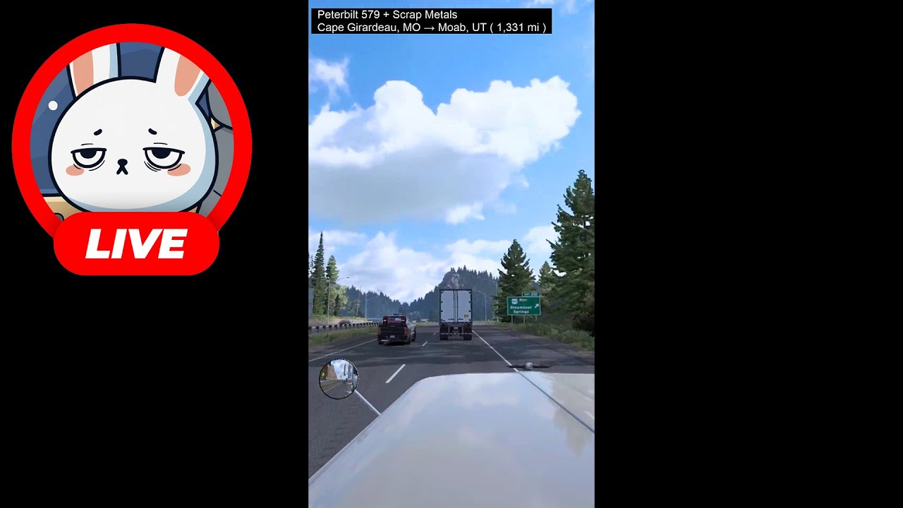 [ OTR LIVE ] Peterbilt 389 | Cape Girardeau to Moab | Realistic Scenic Drive ( ATS )