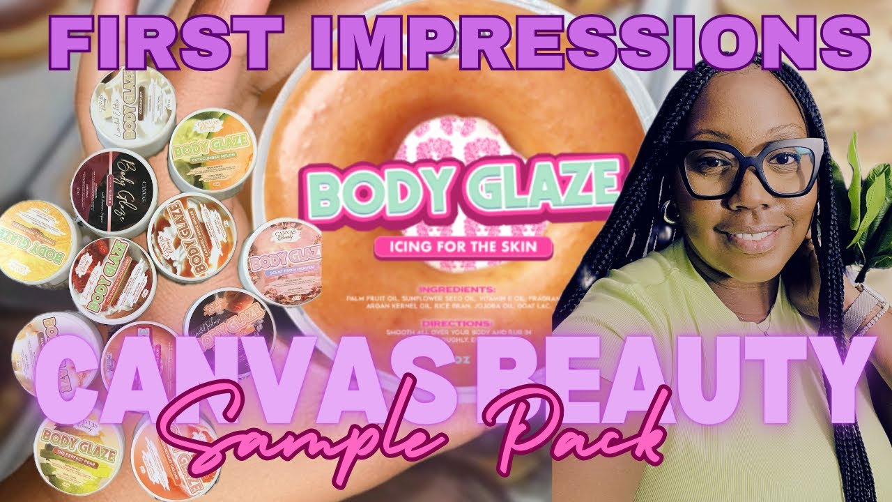 CANVAS BEAUTY BODY GLAZE | 12 SCENTS SAMPLE PACK | FIRST IMPRESSIONS