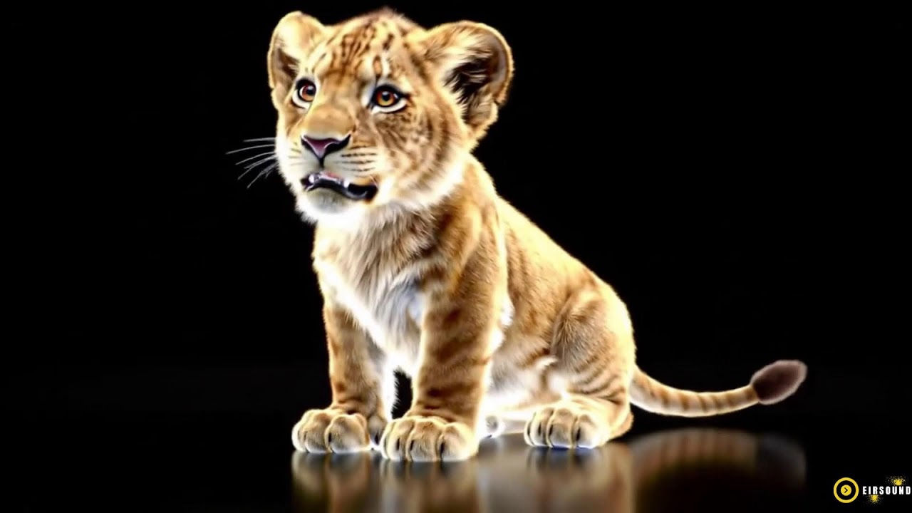 Chill with Beautiful Animal Holograms in 3D and Peaceful Instrumental Background Music