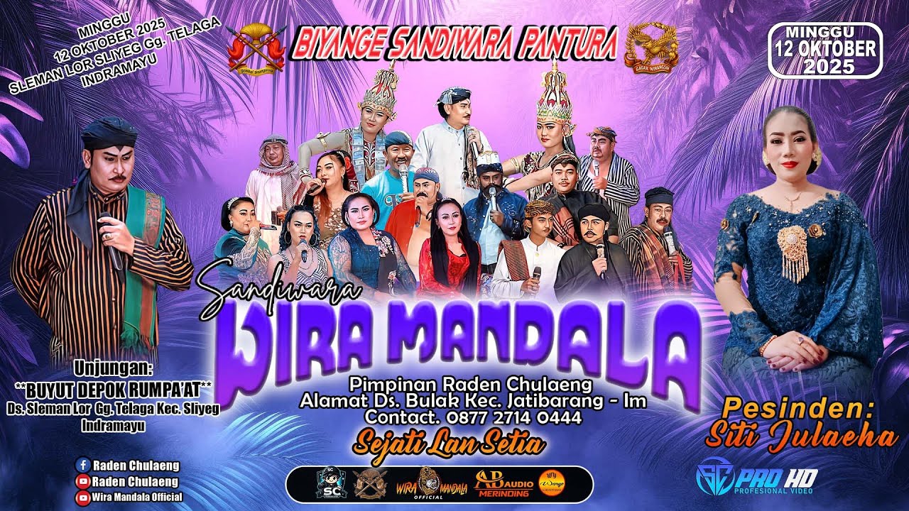 LIVE SANDIWARA WIRA MANDALA | UNJUNGAN BUYUT DEPOK RUMPA'AT | SLEMAN LOR 12 OKTOBER 2025#MALAM