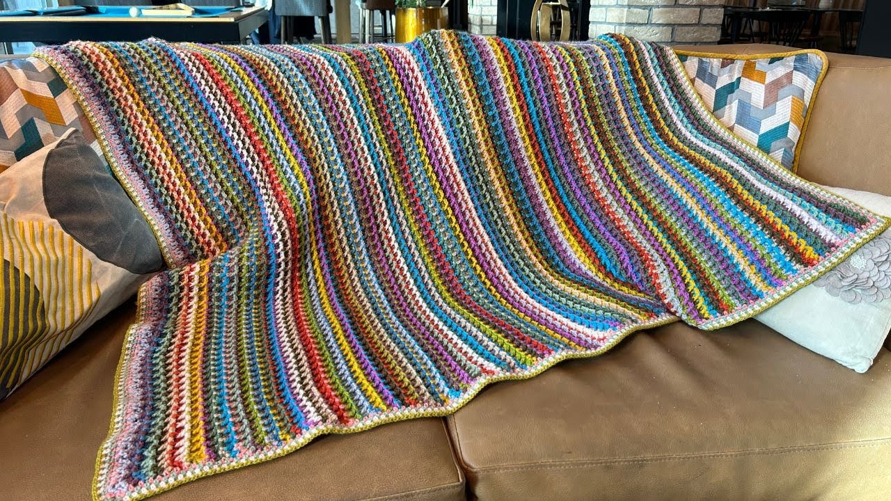 Waffle Stitch Crochet Blanket Tutorial // Ophelia Talks Crochet Tutorial