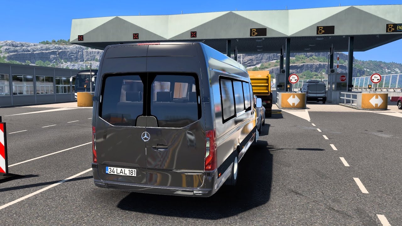Mercedes Sprinter 2021 | Euro Truck Simulator 2 | ETS2 1.57 Bus mods