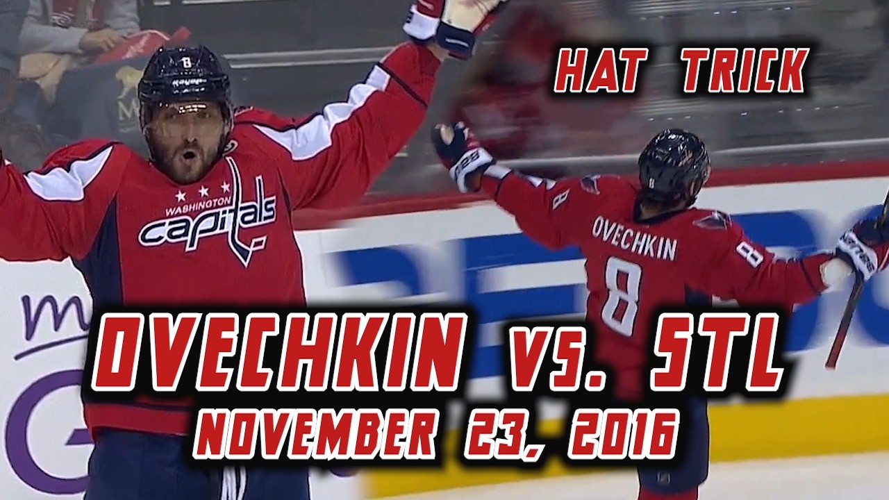 Ovechkin’s Thanksgiving Eve Hat Trick (11/23/2016)