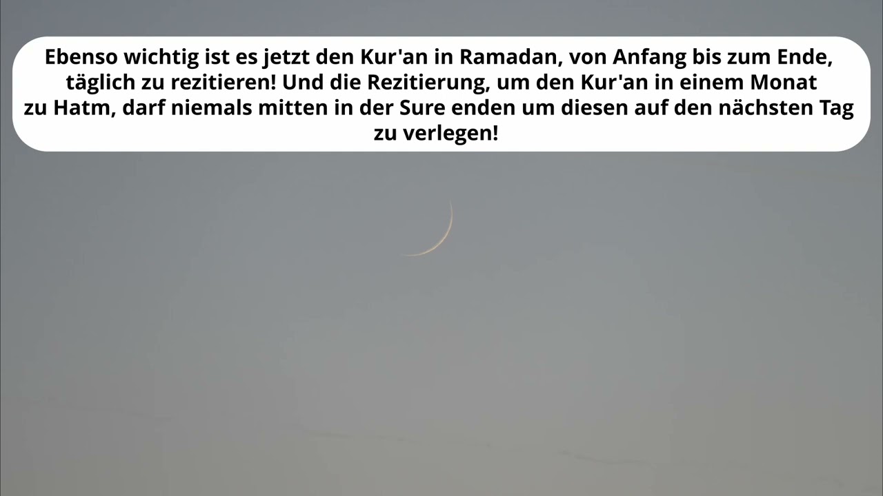 Mondsichtung zu Ramadan 2026 - 1447 in Deutschland 18.02
