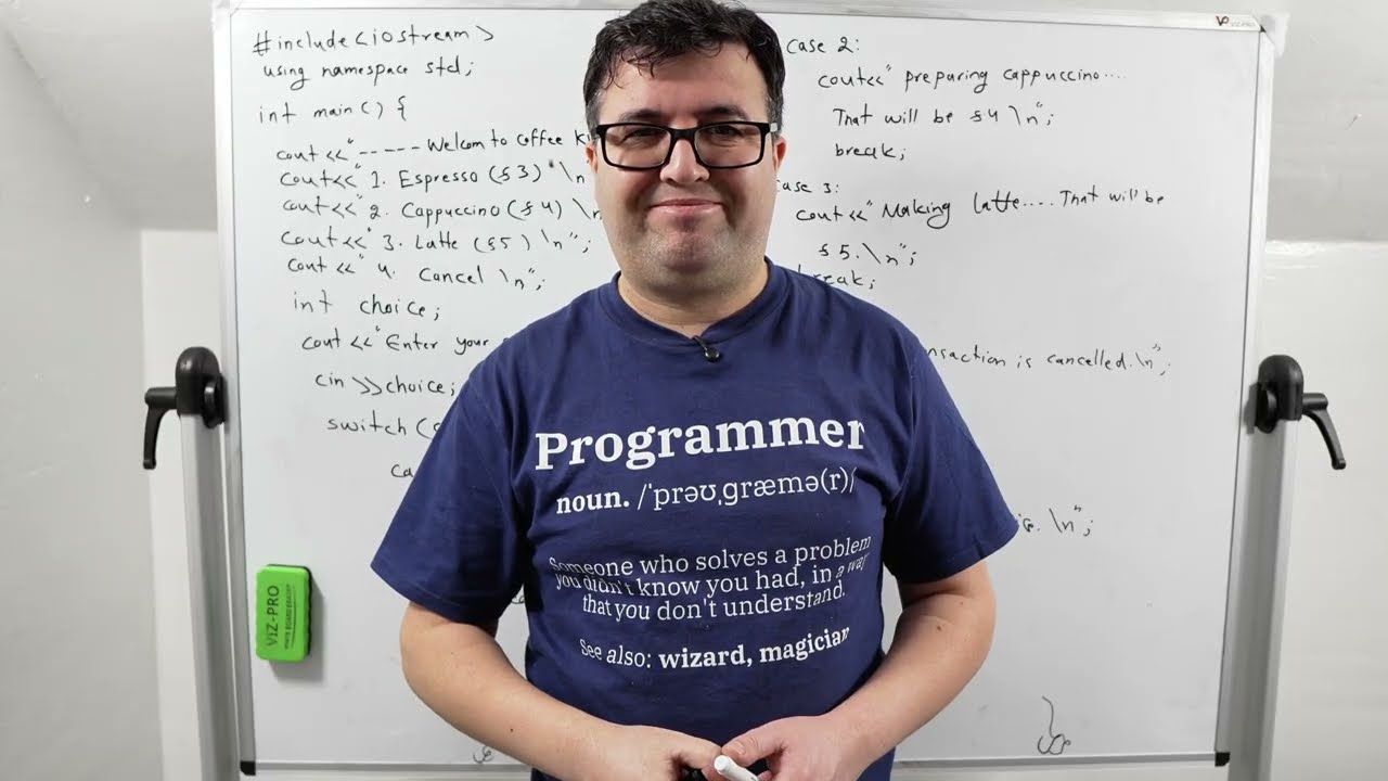 C++ Lecture 33: Coffee Kiosk Program in C++ | switch Statement | C++ Mini Project