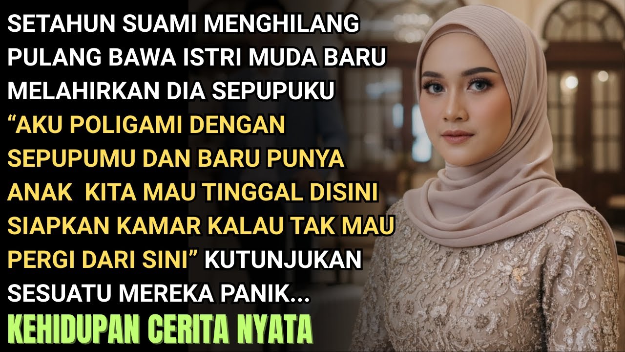 SETAHUN SUAMI MENGHILANG PULANG BAWA ISTRI MUDA YG BARU MELAHIRKAN AKU DISURUH RAWAT - KUUSIR MEREKA