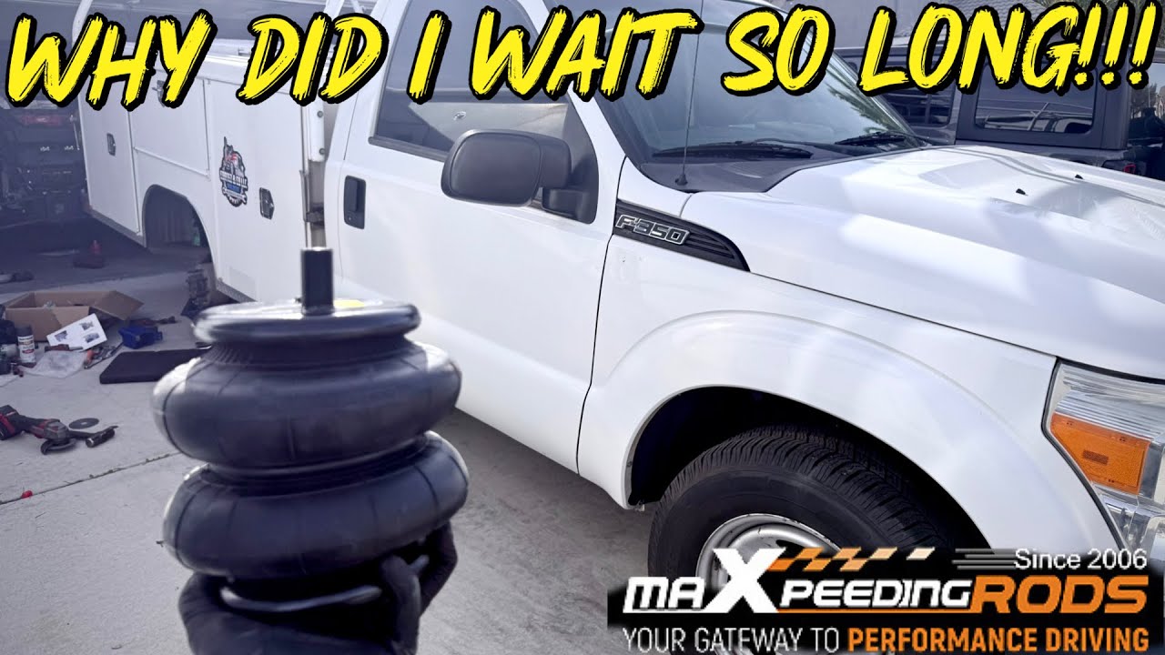 Установка пневмоподвески @MaXpeedingRods на мой служебный грузовик Ford F250/F350 SuperDuty | Нов...