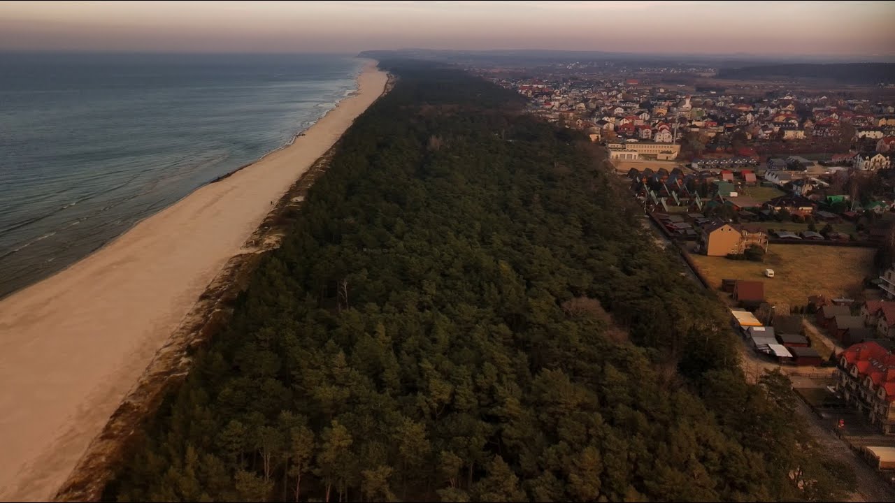 Ujście Piaśnicy i kanał Karwianka. Okolice Dębek i Karwii. FIMI X8 Tele