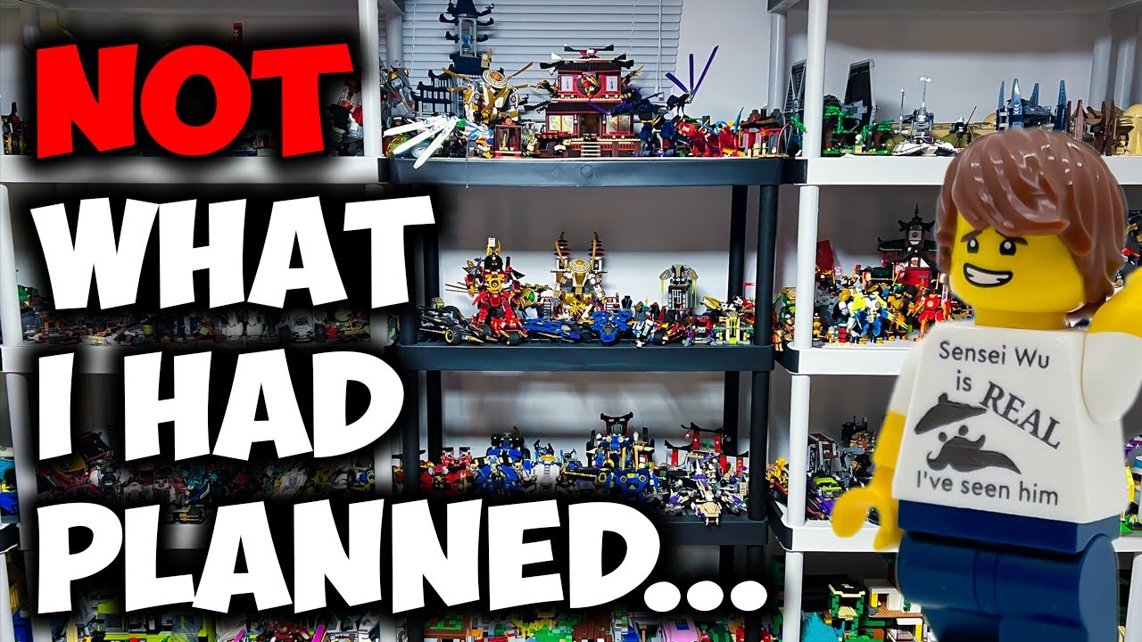 My Lego Shelves are a MESS - Bricks By Mind Room Tour, 2022 Update