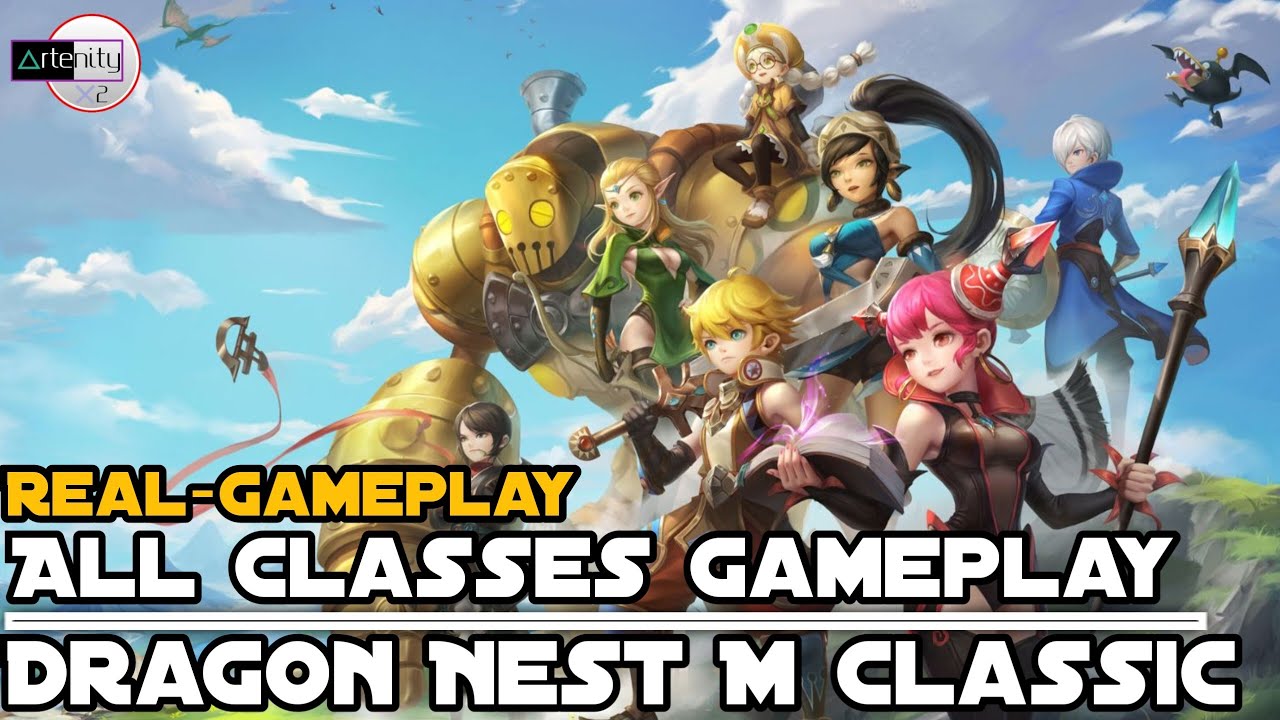 Dragon Nest M Classic: все классы, геймплей 50-го уровня [MMORPG Mobile на Android/iOS]