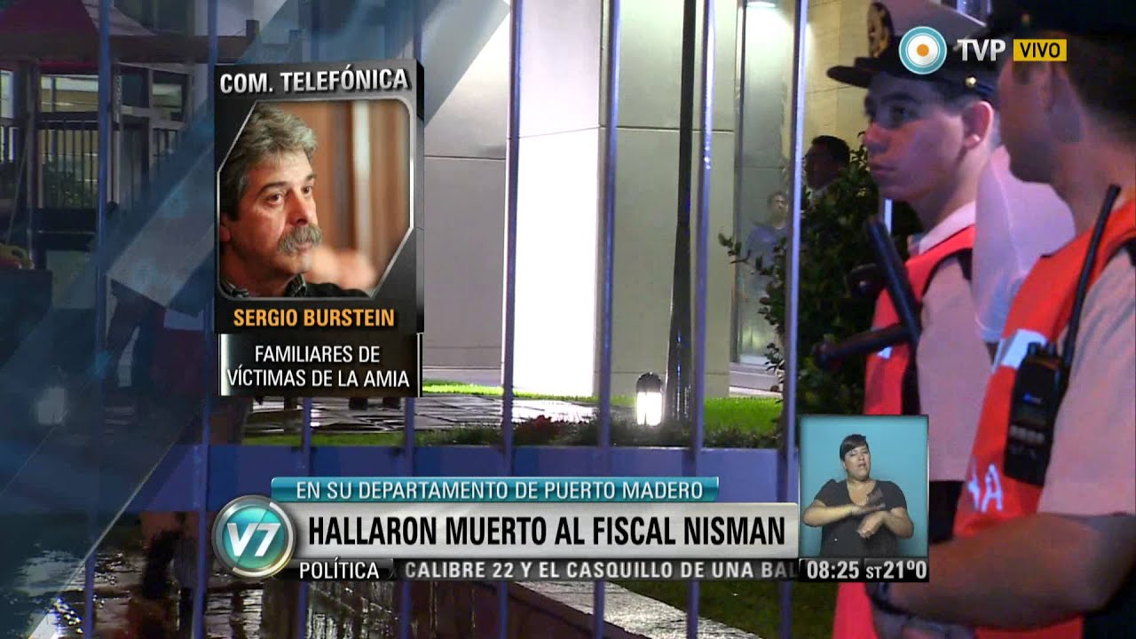 Visi&oacute;n 7 - Hallaron muerto al fiscal Nisman (7)