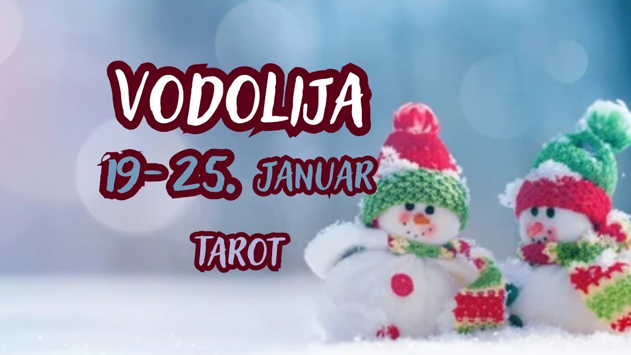 VODOLIJA ♒ Konačno se opraštate od prošlosti i idete dalje 🤍 19-25. JANUAR TAROT 