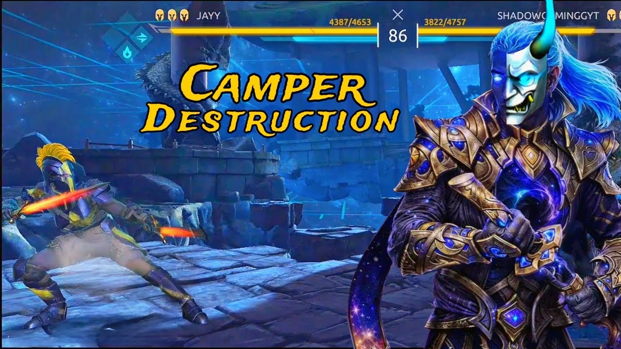 Camping Dies When ITU Arrives 😈🔥 | ITU vs Camper | Shadow Fight 4 Arena ⚔️