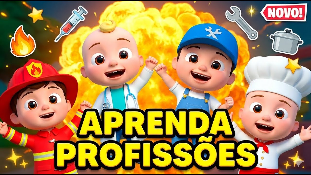 🎵 Aprendendo as Profissões Cantando | 👶 Canção infantil  | Dila Saura